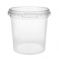 155 ML CLEAR TAMPER EVIDENT TUB and LID